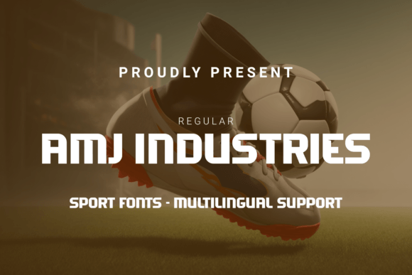 Amj Industries Font for Bold Branding