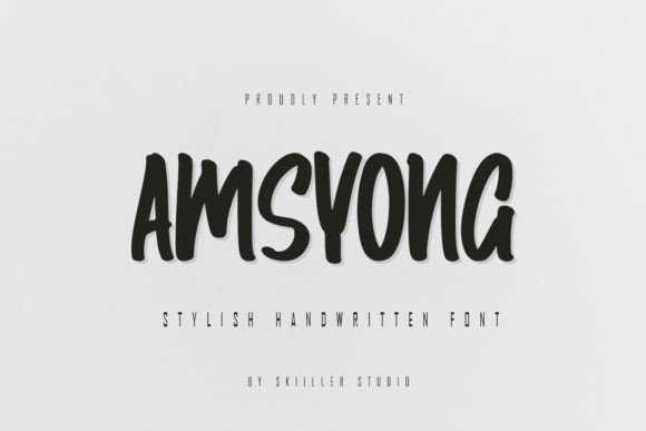 Amsyong: A Playful Font for Business Branding