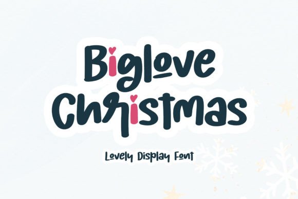 Biglove Christmas Font for Creative Brands