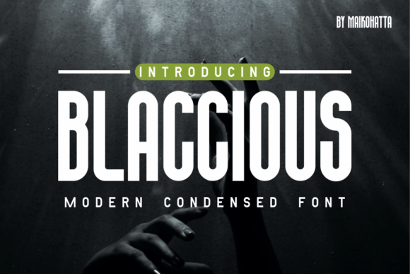 Blaccious: A Sleek Font for Business Branding