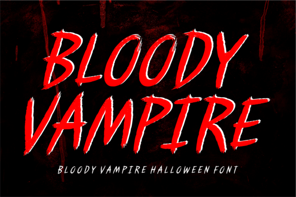 Bloody Vampire Font Review