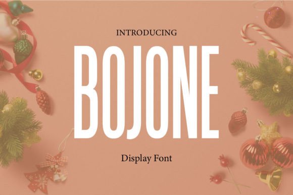 Bojone: A Classic Display Font