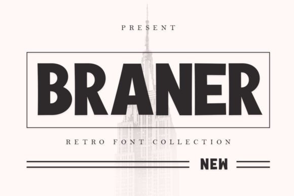 Braner Font: Vintage Display for Bold Campaigns