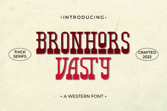 Bronhors Vasty Font Review