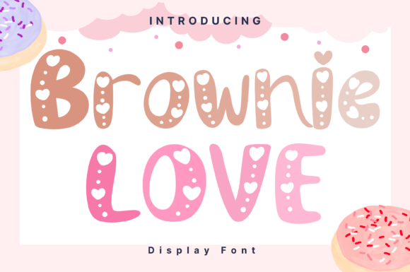 Brownie Love Font for Business Branding