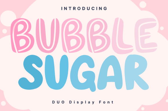 Bubble Sugar Font for Creative Projects