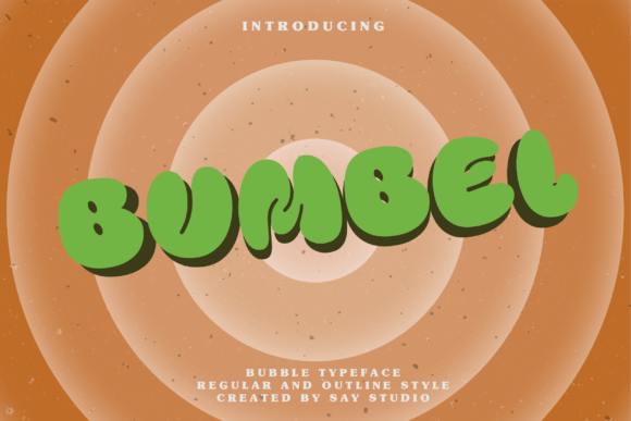 Bumbel: A Bold Display Font