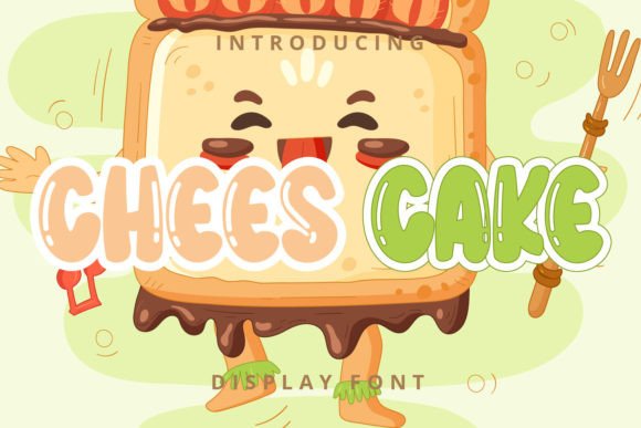 Chees Cake Font: A Playful Typeface for Creative Projects