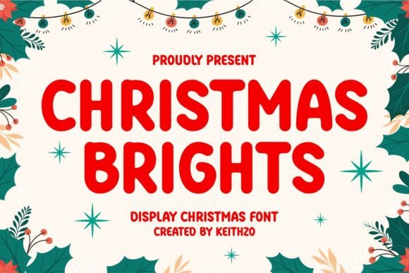Christmas Brights: A Festive Font for Bold Branding