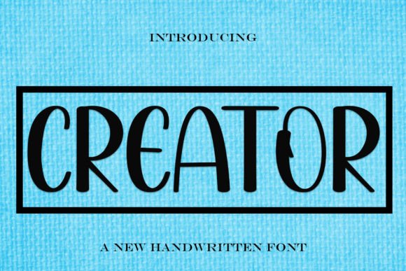 Creator Font for Bold Campaigns