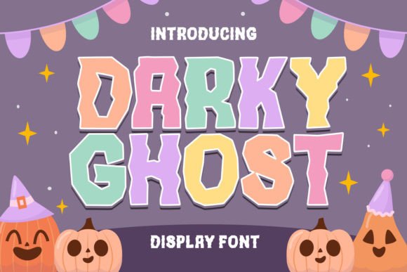 Darky Ghost Font for Halloween Branding