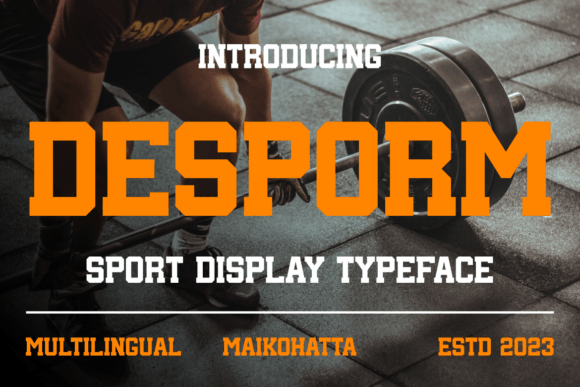 Desporm Font for Creative Makers