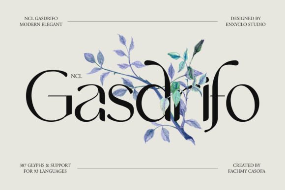 Gasdrifo: A Modern Font for Web Design