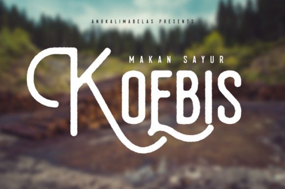 Koebis: A Display Font for Creative Branding