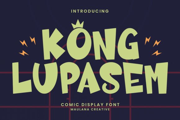 Kong Lupasem Font for Creative Publishing