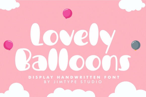 Lovely Balloons Font