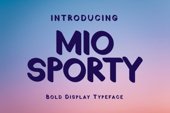 Mio Sporty Font Review