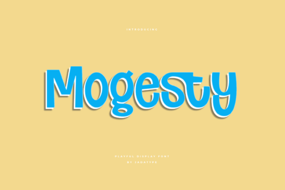 Mogesty: A Playful Font for Business Branding