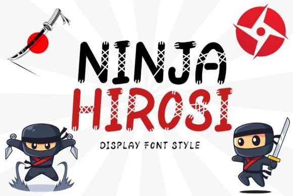 Ninja Hirosi Font for Creative Projects