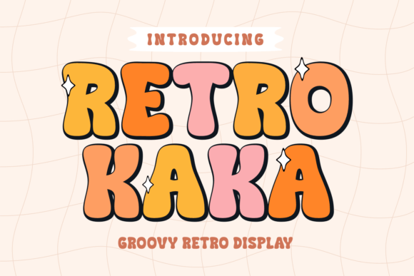 Retro Kaka Font for Creative Campaigns