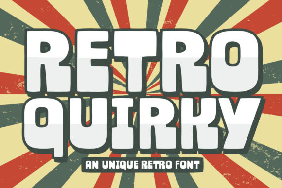 Retro Quirky Font for Business Branding