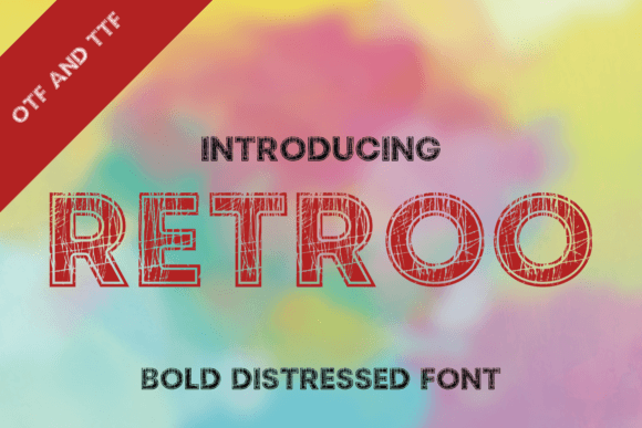 Retroo: A Bold Display Font for Creative Campaigns