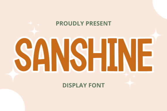 Sanshine Font for Creative Publishing