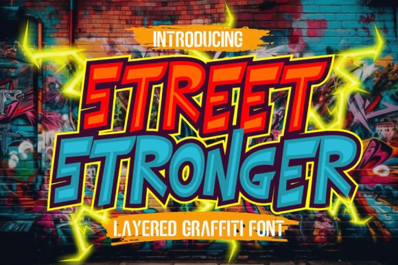 Street Stronger Font for Bold Design