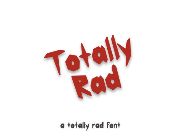 Totally Rad Font for Bold Branding
