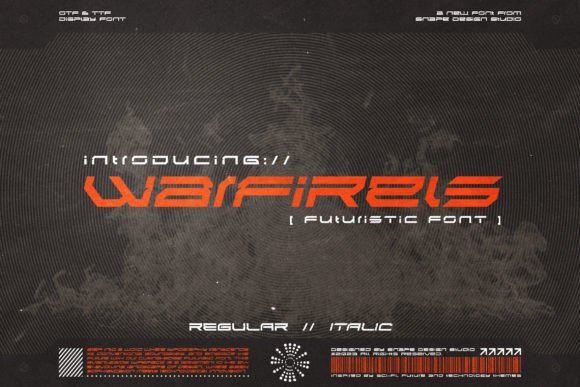 Warfirels: Futuristic Font for Bold Design