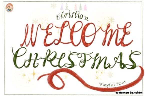Welcome Christmas Christian Font
