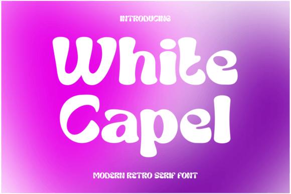 White Capel Font for Bold Campaigns