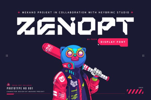 Zenopt Font for Creative Makers